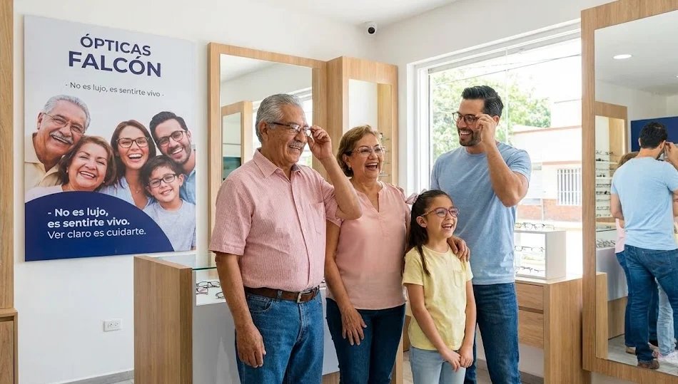 Interior de Ópticas Falcón